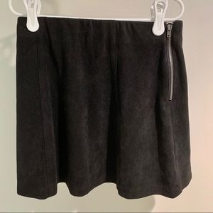 Brandy Melville Black Skirt With Side Zipper